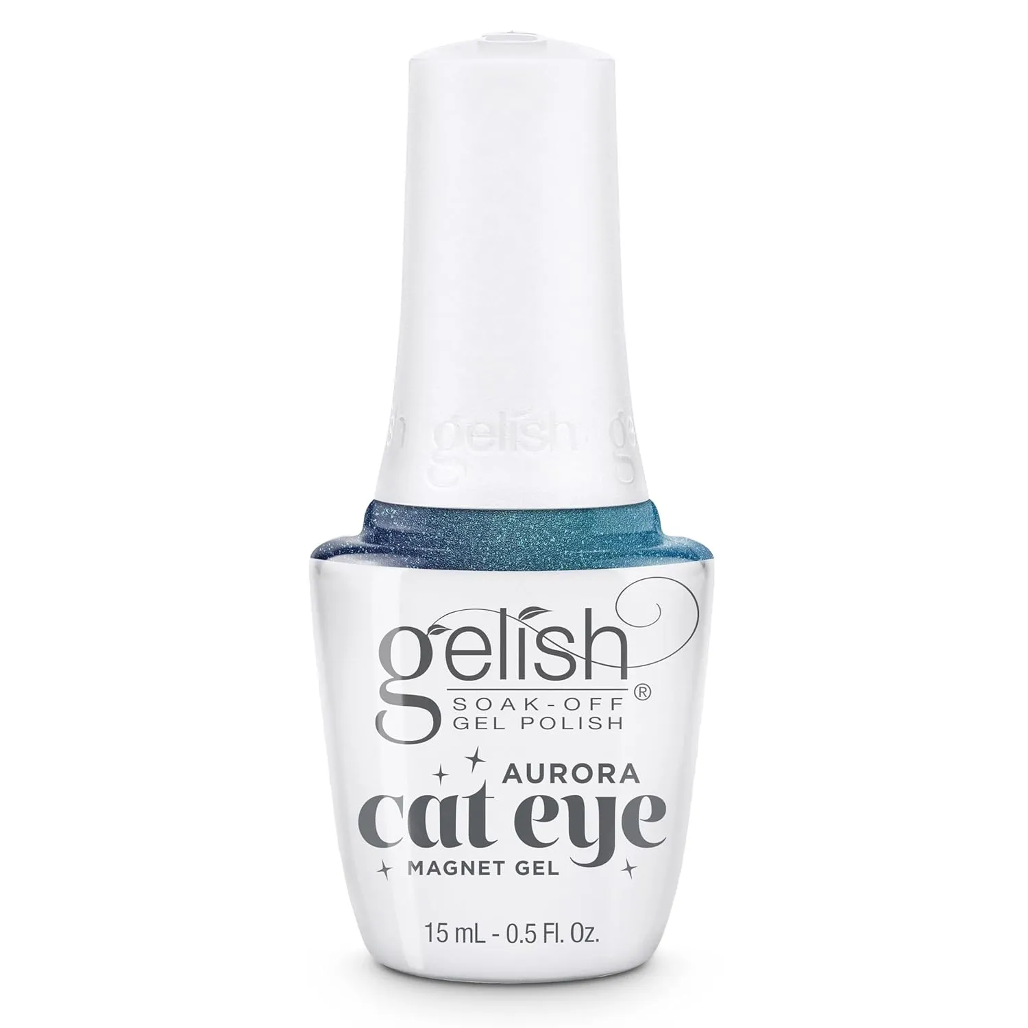 Gelish Aurora Cat Eye Effect Magnet Gel Polish – Reflective Flash Glitter Galaxy, Multi-Dimensional Iridescent Shimmer, Soak-Off, Vegan & Cruelty-Free. (Come Sky With Me, 15mL)