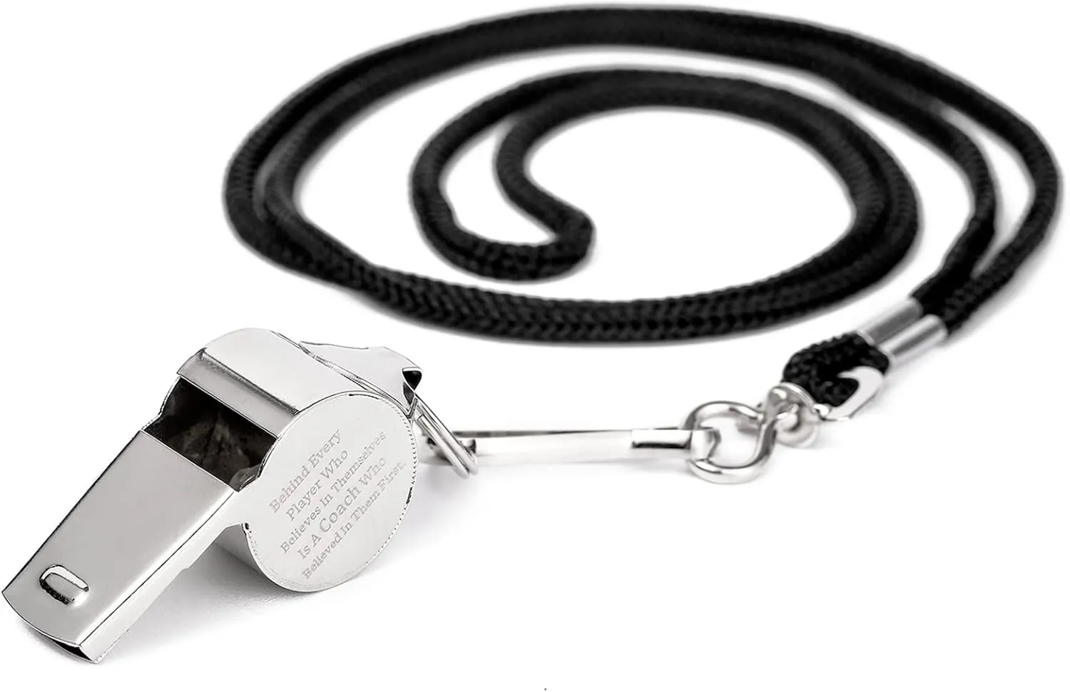 Gift for Coach Whistle - Behind Every Player Who Believes in Themselves is A Coach Who Believed in Them First