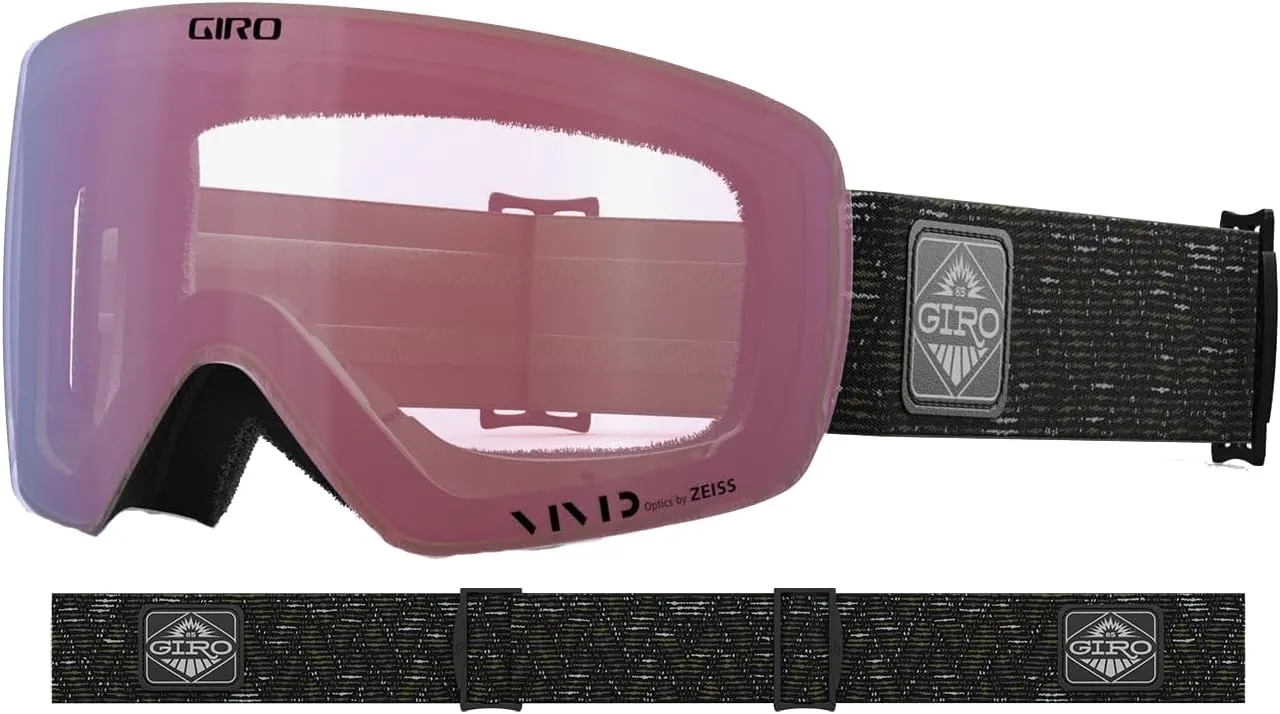Giro Contour RS Snowboard Ski Goggles - for Men & Women - Magnetic Quick Change w/ 2 VIVID Lenses - Anti-Fog Vent Tech - OTG