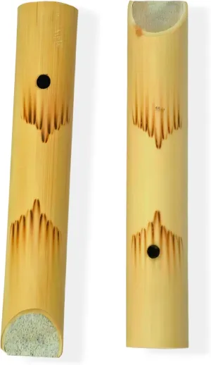 GMP Bamboo Loon Imitation Whistle, Hand-Crafted | Wood Bird Mimic Whistle, Musical Woodwind Percussion Instrument, Authentic Bird Sound Effect (2)