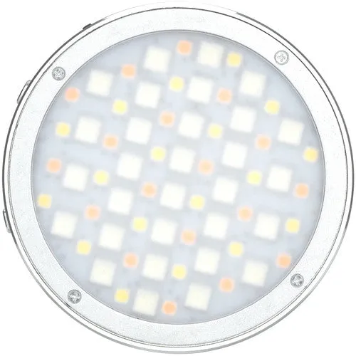 Godox Round Mini RGB LED Magnetic Light (Silver)
