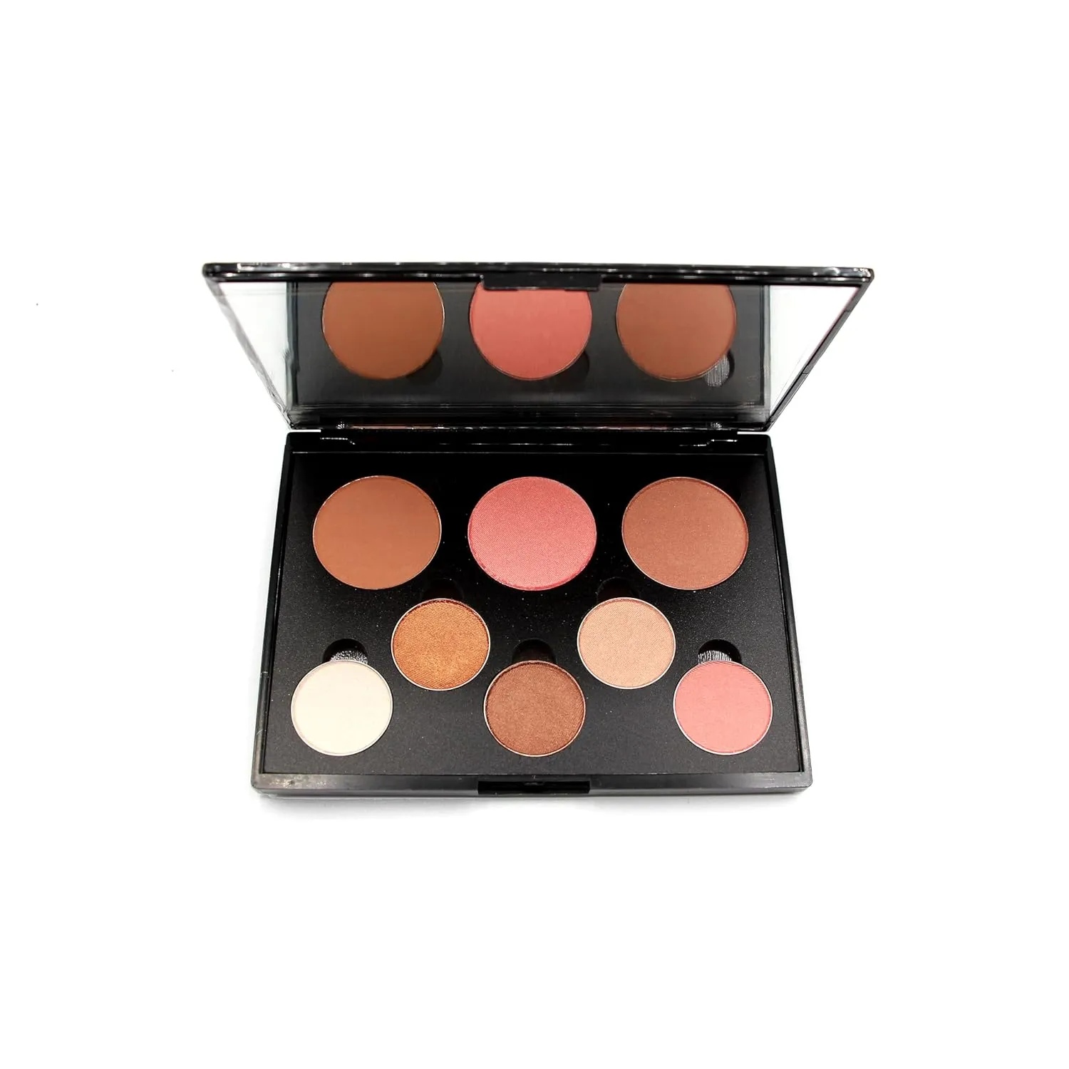 Gold Digger Face & Eye Palette – 9 Multi-Use Shades | Bronzer, Blush & Eyeshadow in Golden Neutrals | Long-Wear Powder Formula | Magnetic Compact