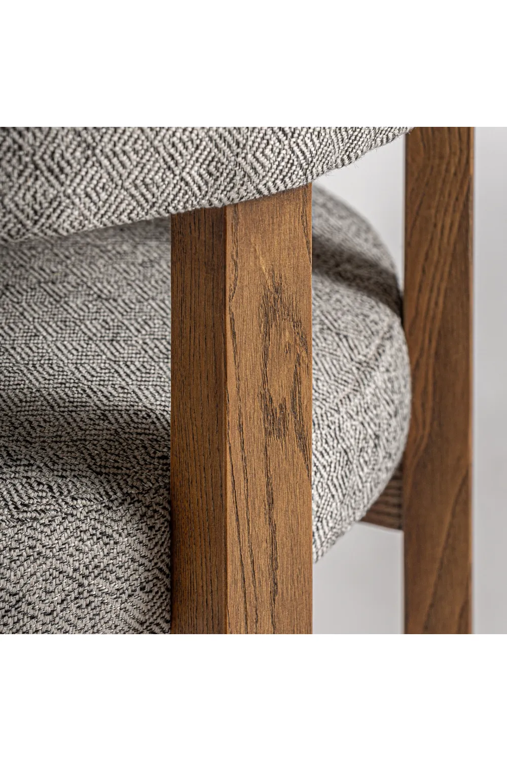 Gray Padded Accent Chair | Vical Home Wizerne