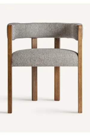 Gray Padded Accent Chair | Vical Home Wizerne