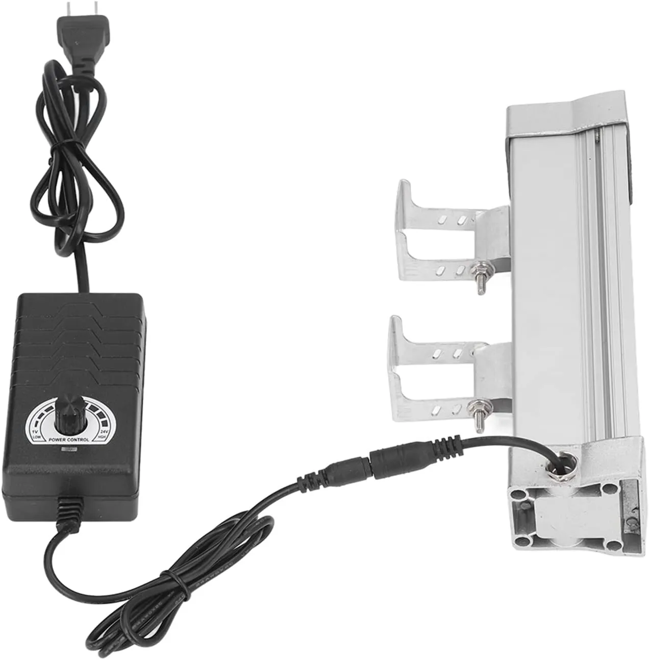 Green Light Detection Light, LED Work Light 7W Green Dimmable LED Inspection Machine Tool Work Light for Dust Fingerprint US Plug 100‑240V