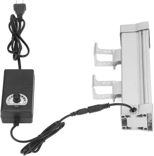 Green Light Detection Light, LED Work Light 7W Green Dimmable LED Inspection Machine Tool Work Light for Dust Fingerprint US Plug 100‑240V
