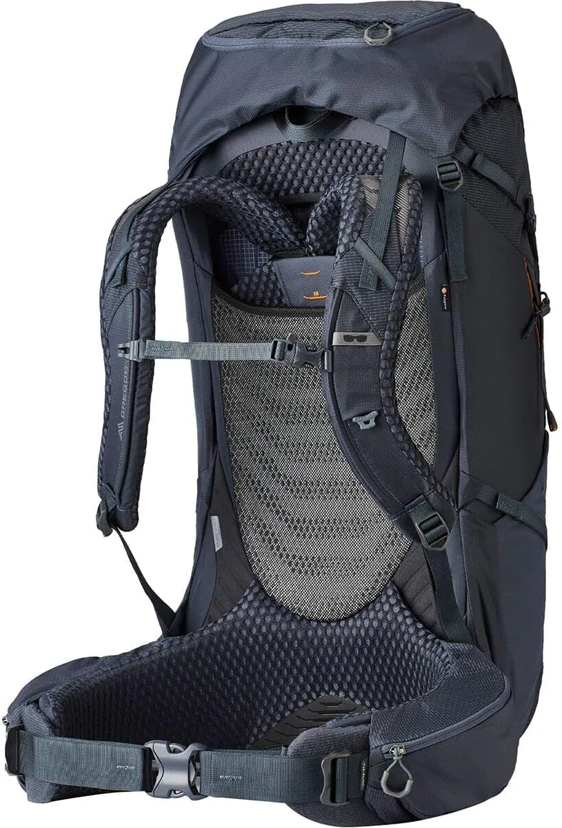 Gregory Baltoro 65L Pro Unisex Backpacking Pack with FreeFloat Suspension, AirCushion Breathable Backpanel, Large, Alaska Blue