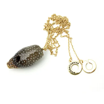 Happy Spotted Owl Whistle Necklace