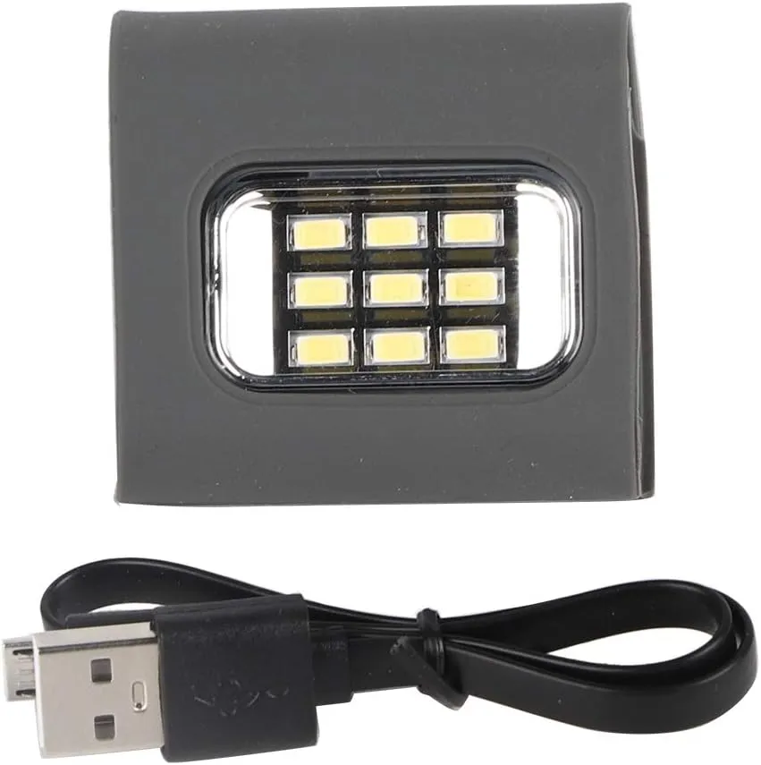 HEEPDD Running Light, 4 Lighting Modes Portable Clip On COB Night Light LED Safety Lamp USB Rechargeable Jogging Light for Hiking Running Biking Outdoor Adventure