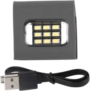 HEEPDD Running Light, 4 Lighting Modes Portable Clip On COB Night Light LED Safety Lamp USB Rechargeable Jogging Light for Hiking Running Biking Outdoor Adventure