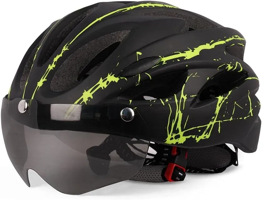 Helmet Cycling Helmet for Adult Men Women Protective Helmet with Magnetic Visor