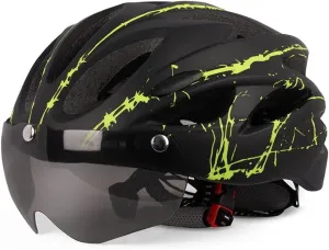 Helmet Cycling Helmet for Adult Men Women Protective Helmet with Magnetic Visor