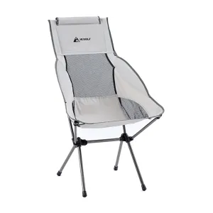 Hewolf Space Large Aluminum Alloy Foldable Chair - Grey