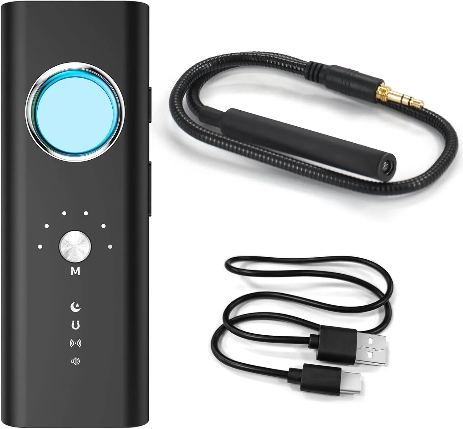 Hidden Camera Detectors for Travel, Anti Spy Detector, GPS Tracker Detector for Cars, Portable Bug Detector,RF Signal Finder for Hotel Home Office Bathroom Car Airbnb