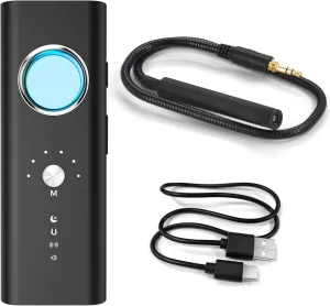 Hidden Camera Detectors for Travel, Anti Spy Detector, GPS Tracker Detector for Cars, Portable Bug Detector,RF Signal Finder for Hotel Home Office Bathroom Car Airbnb