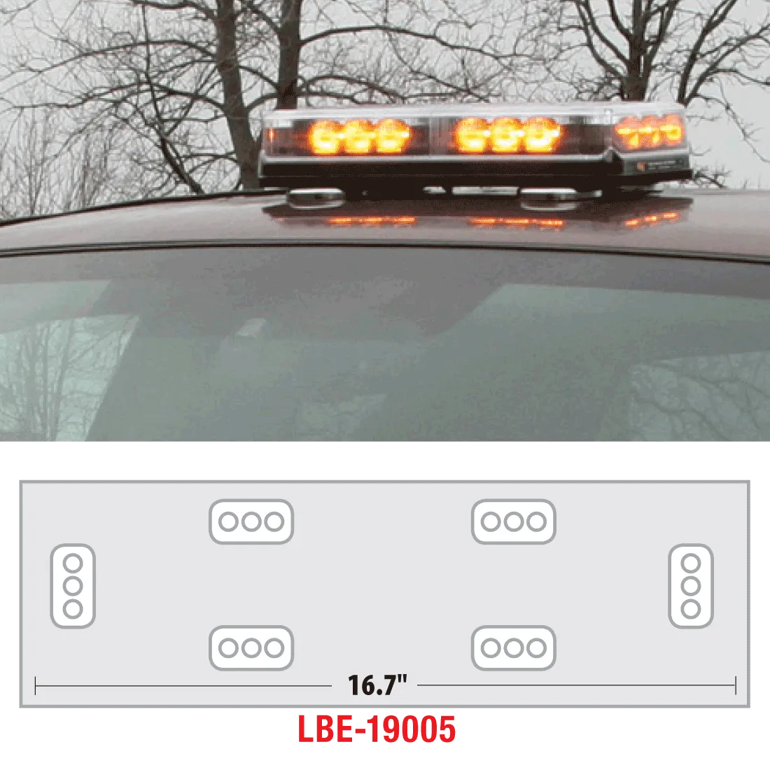 High Intesity LED Mini Bar - Magnetic