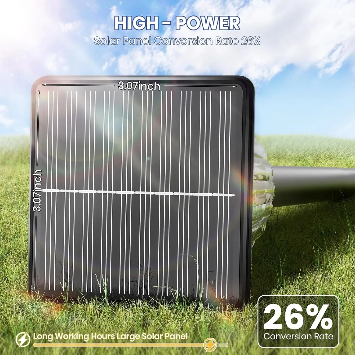 HIGH-POWER 2-in-1 Warm&Cold,8 Pack SUPER BRIGHT Solar Lights Outdoor IP65 Waterproof,3000/12000K Solar Pathway Lights ,Up to 28 Hrs Solar Walkway Lights for Yard,Patio,Landscape,Sidewalk,Driveway,Lawn