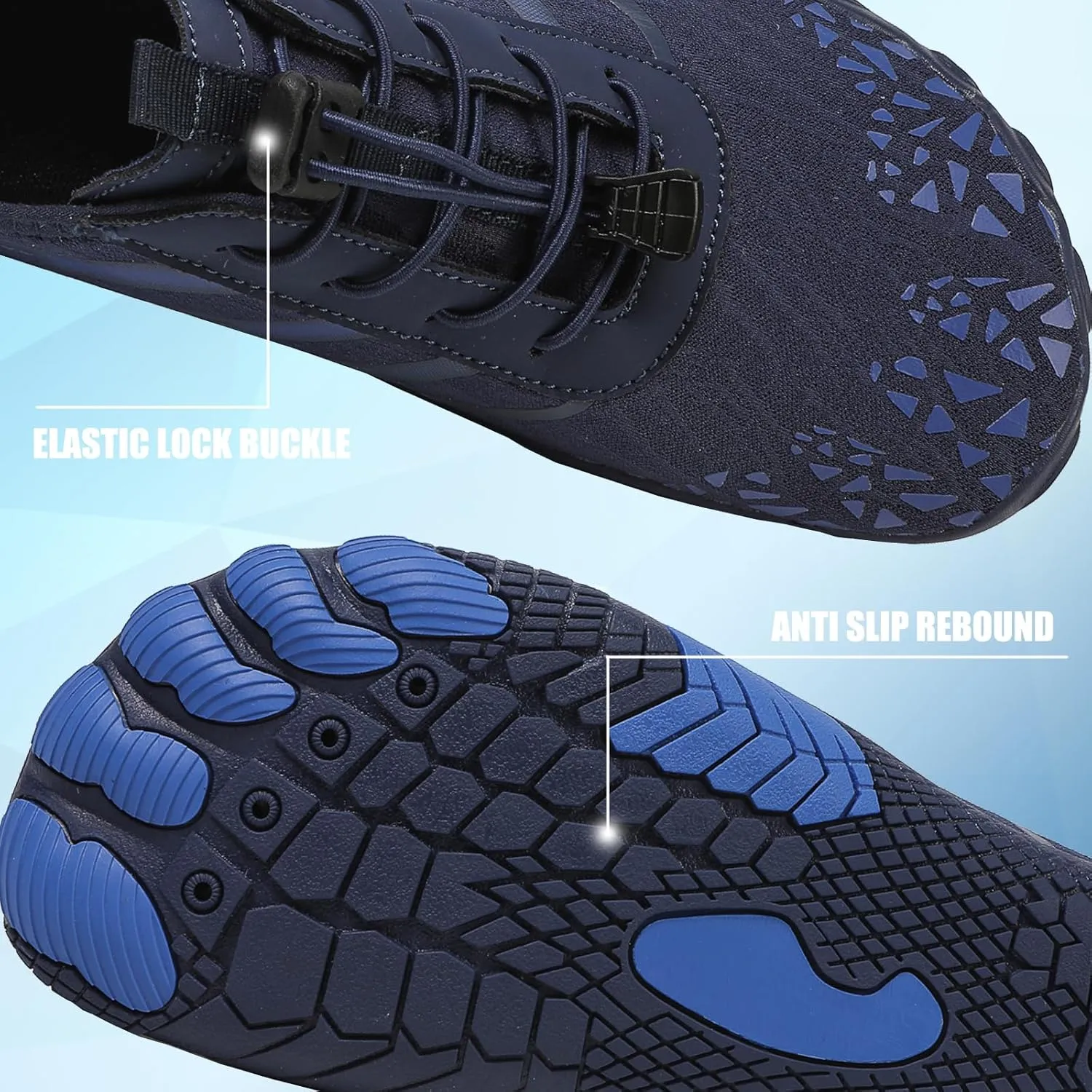 Hike Barefoot Shoes Womens Men,Unisex Barefoot Water Shoes Breathable, Anti-Slip Hiking Footwear for Athletic Wide Toe Shoe Footwear for Hiking, Walking, Running, Yoga, and Water Sports