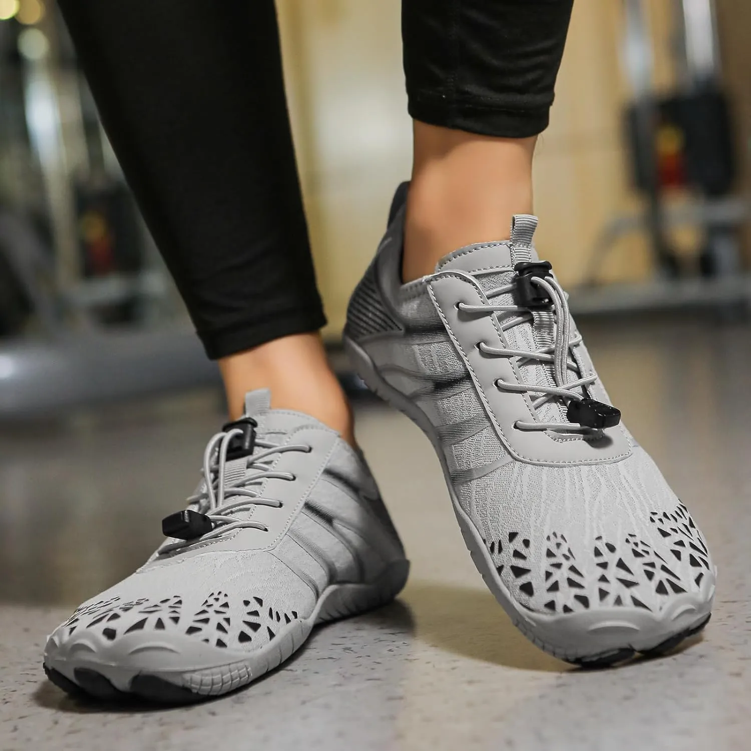 Hike Barefoot Shoes Womens Men,Unisex Barefoot Water Shoes Breathable, Anti-Slip Hiking Footwear for Athletic Wide Toe Shoe Footwear for Hiking, Walking, Running, Yoga, and Water Sports