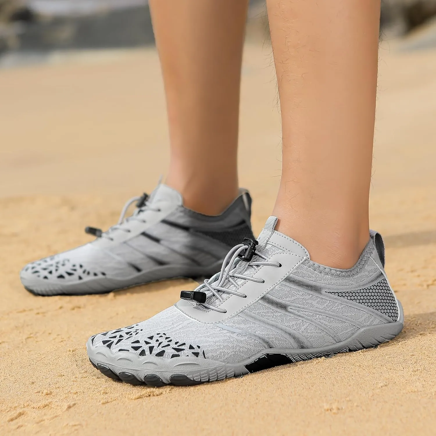 Hike Barefoot Shoes Womens Men,Unisex Barefoot Water Shoes Breathable, Anti-Slip Hiking Footwear for Athletic Wide Toe Shoe Footwear for Hiking, Walking, Running, Yoga, and Water Sports