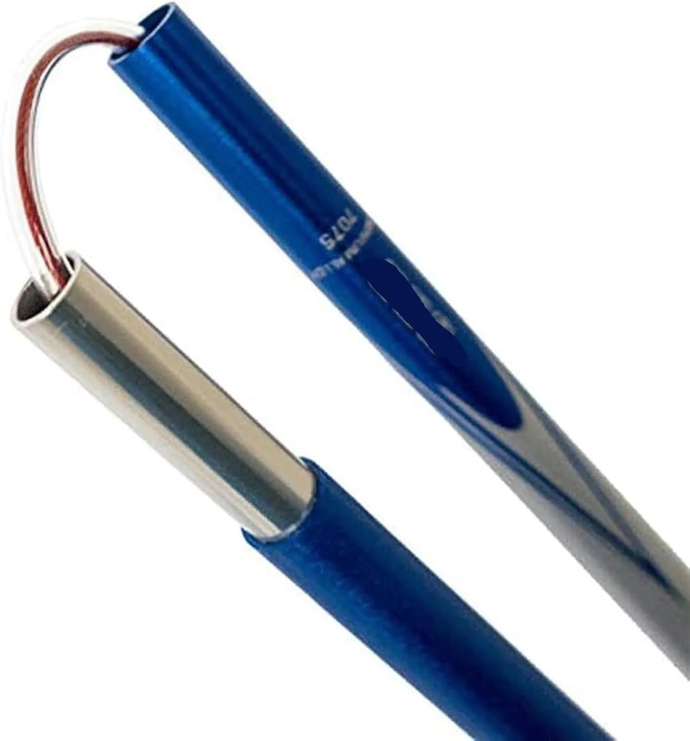 Hiking Trekking Poles Adjustable Trekking Poles Telescopic Walking Sticks Ultralight Hiking Poles for Mountaining Hiking Sticks for Trekking(Blue)