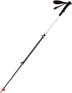 Hiking Trekking Poles Carbon Fiber Trekking Poles Telescopic Walking Sticks Ultralight Hiking Poles for Backpack Hiking Sticks for Trekking(White)
