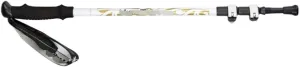 Hiking Trekking Poles Telescopic Walking Sticks Carbon Fiber Hiking Poles Lightweight for Hiking Walking Running Hiking Sticks for Trekking(White)