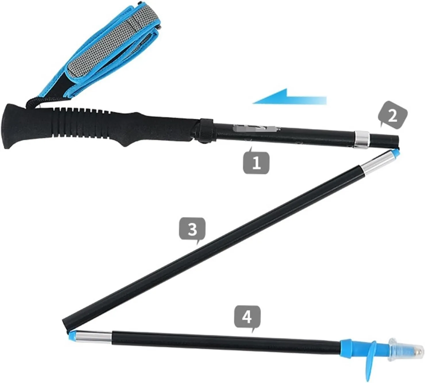 Hiking Trekking Poles Ultralight Aluminum Alloy Trekking Poles Lightweight Strong Hiking Pole for Camping Mountaining Hiking Sticks for Trekking