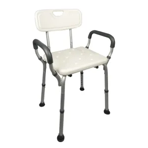 Homecraft Shower Chair With Back & Padded Removable Arms