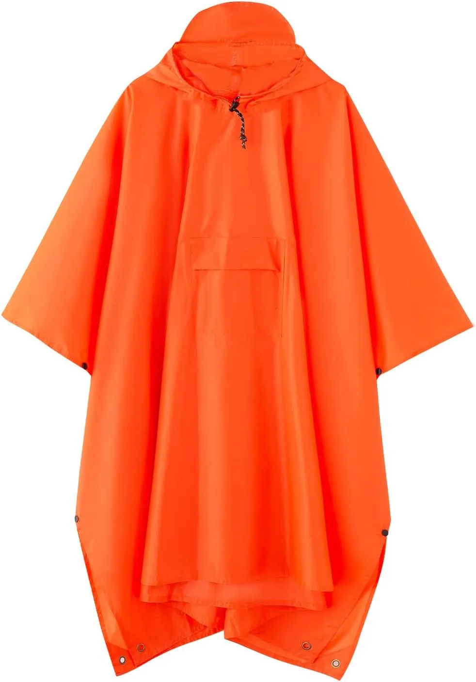 hooded waterproof raincoat, outdoor hiking, unisex, camping mat and small tent multifunctional
