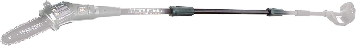 Hooyman Cordless 40 Volt Lithium Pole Saw with In-Line 8in Saw, Auto-Oiler, 40V Battery with Charge Indicator, Ergonomic Grip, and Carry Case for Cutting, Tree Trimming, Hunting, Camping, and Outdoors