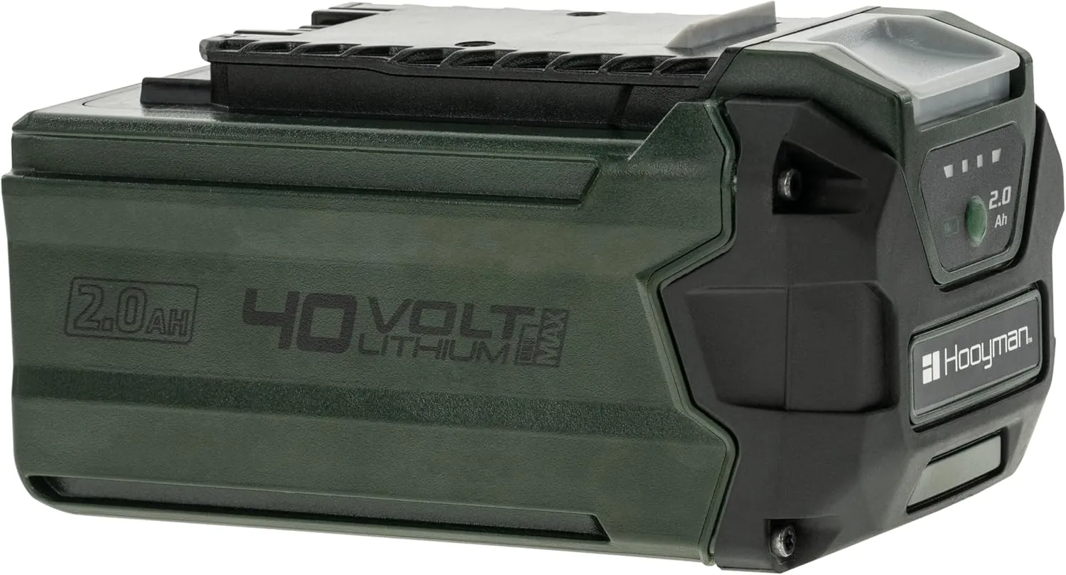 Hooyman Cordless 40 Volt Lithium Pole Saw with In-Line 8in Saw, Auto-Oiler, 40V Battery with Charge Indicator, Ergonomic Grip, and Carry Case for Cutting, Tree Trimming, Hunting, Camping, and Outdoors