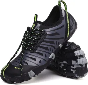 HXBER Water Shoes Quick Dry Lightweight River Trekking Shoes Athletic Sport Shoes for Beach Kayaking Boating Hiking Surfing Walking