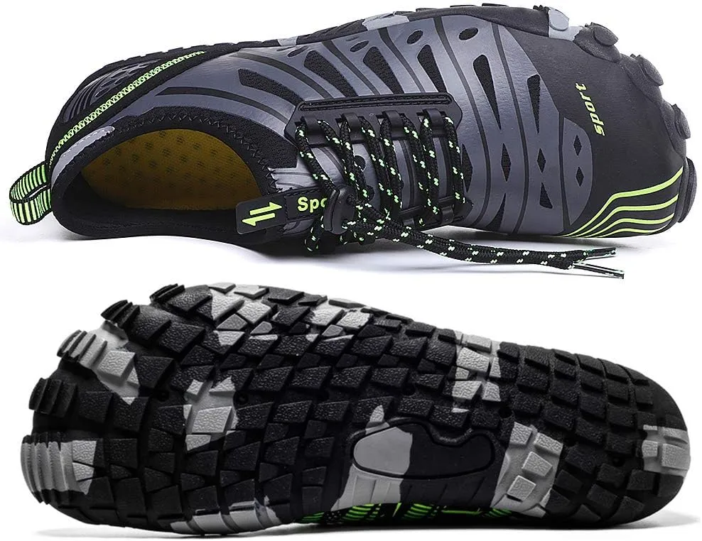 HXBER Water Shoes Quick Dry Lightweight River Trekking Shoes Athletic Sport Shoes for Beach Kayaking Boating Hiking Surfing Walking