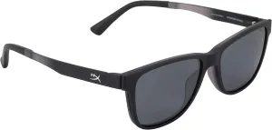 HyperX Spectre React - Gaming Eyewear, Blue Light Blocking Glasses, UV Protection, Ultem Frame, Crystal Clear Lenses, Microfiber Bag, Hard Case – Small w. Polarized Clip Crystal Grey