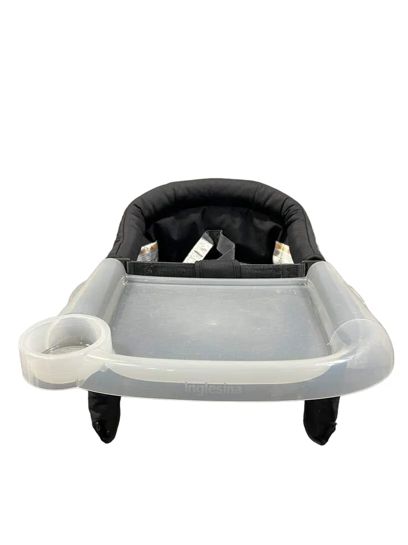 Inglesina Fast Table Chair, Black, With Tray