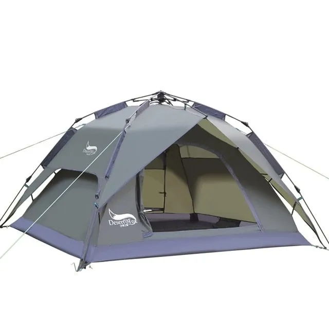 Instant Sun Protable Person for Automated Tent,Easy Shelter,Travelling,Hiking Automatic Camping Desert&Fox Tent Backpacking Easy to install Setup 3-4