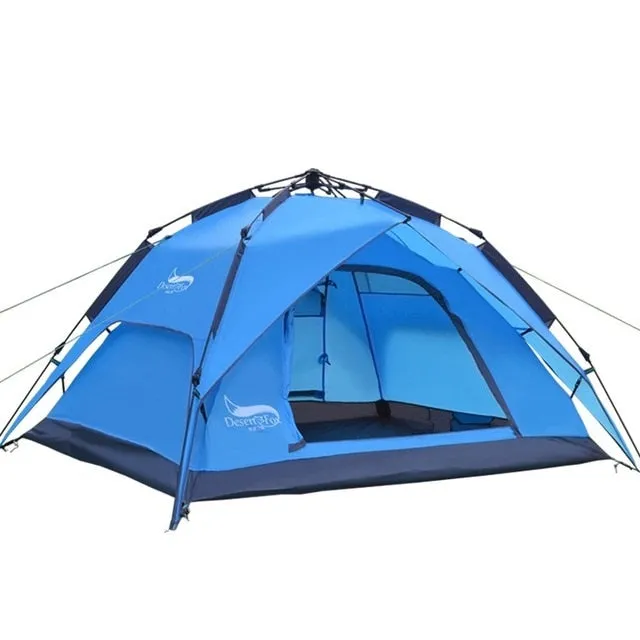 Instant Sun Protable Person for Automated Tent,Easy Shelter,Travelling,Hiking Automatic Camping Desert&Fox Tent Backpacking Easy to install Setup 3-4