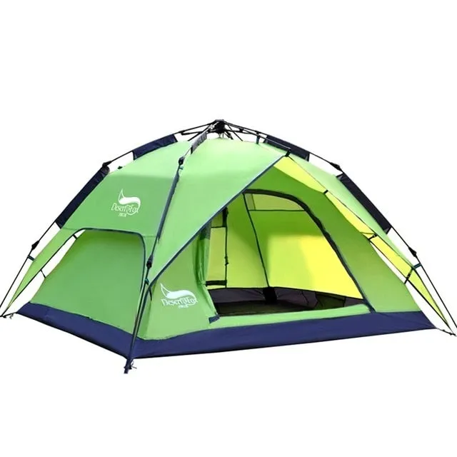Instant Sun Protable Person for Automated Tent,Easy Shelter,Travelling,Hiking Automatic Camping Desert&Fox Tent Backpacking Easy to install Setup 3-4