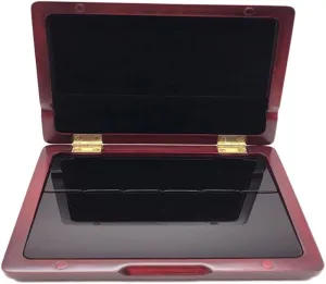 Jiayouy Maroon Color Reed Box Clarinet Reed Storage Case Reeds Holder for 6pcs Clarinet Reeds Woodwind Accessories