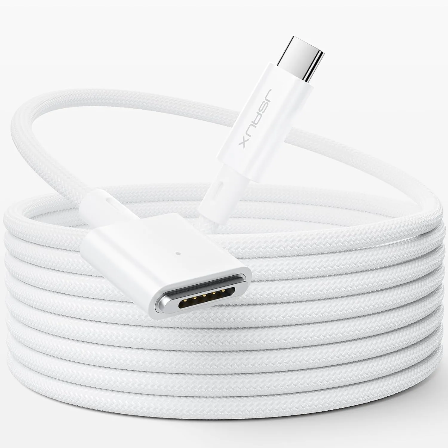 JSAUX 140W USB-C to Magnetic 3-in-1 Cable, 10FT, Compatible with MacBook Air (2023/2022 M2), MacBook Pro (2023 M3/2021 M1, 14-16 inch)