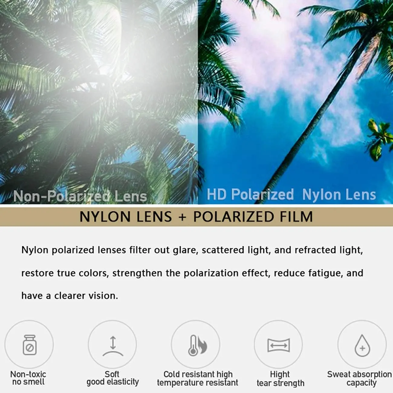 JULI Sports Sunglasses for Men Women Tr90 Rimless Frame for Running Fishing Baseball Driving MJ8001