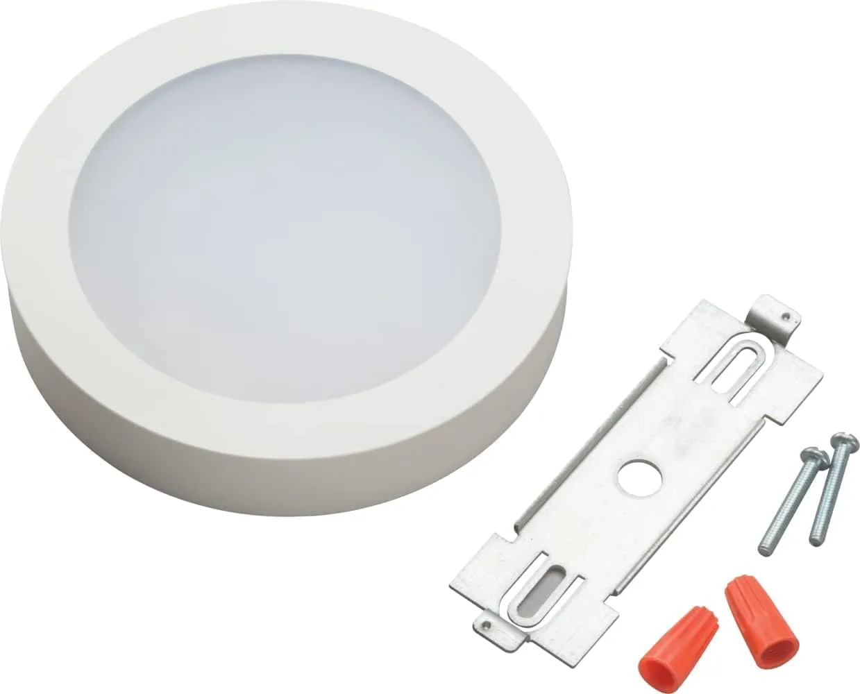 Juno JSBC 5IN 30K 90CRI WH M6 SlimBasics LED Surface Mount Downlight, 5-Inch, 3000K | White