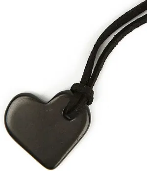 Karelian Heritage 100% Effective Shungite Necklace Heart for Women CC49