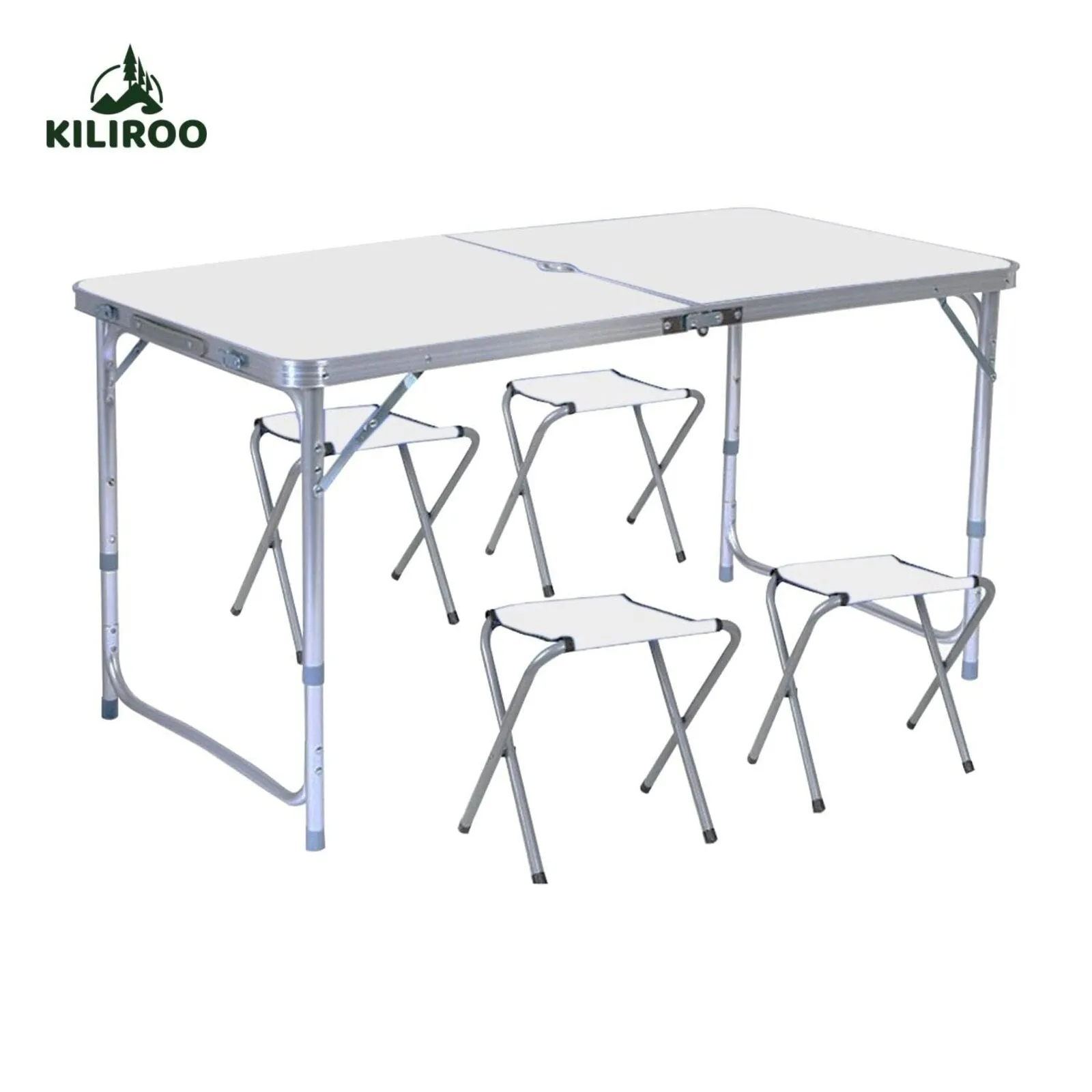 KILIROO Silver Table Long-lasting (With 120cm Chair) Camping Limited-time offer 4