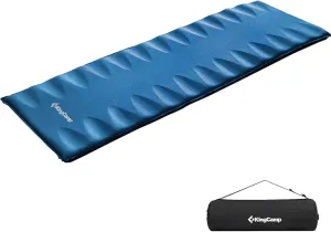 KingCamp Self Inflating Sleeping Pad for Camping, Ultralight Portable Camping Cot Mat, Inflatable Luxury Camping Air Mattress Pad for Hiking, Outdoor, Car, Tent