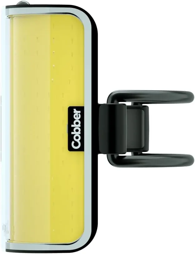 Knog Mid Cobber Bike Light - USB Rechargeable Bike Headlight and Tail Light Set, 330° Visibility, 320/170 Lumens, IP67 Waterproof, 8 Light Modes & App Customization