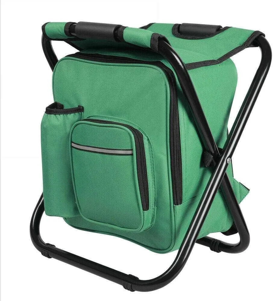 KPJQ Portable Folding Camping Chair Stool Backpack Travel Hiking Bag Beach Outdoor Camping-chairs Patio furniture Outdoor furniture Camping accessories Patio chairs Camping gear Camping chair