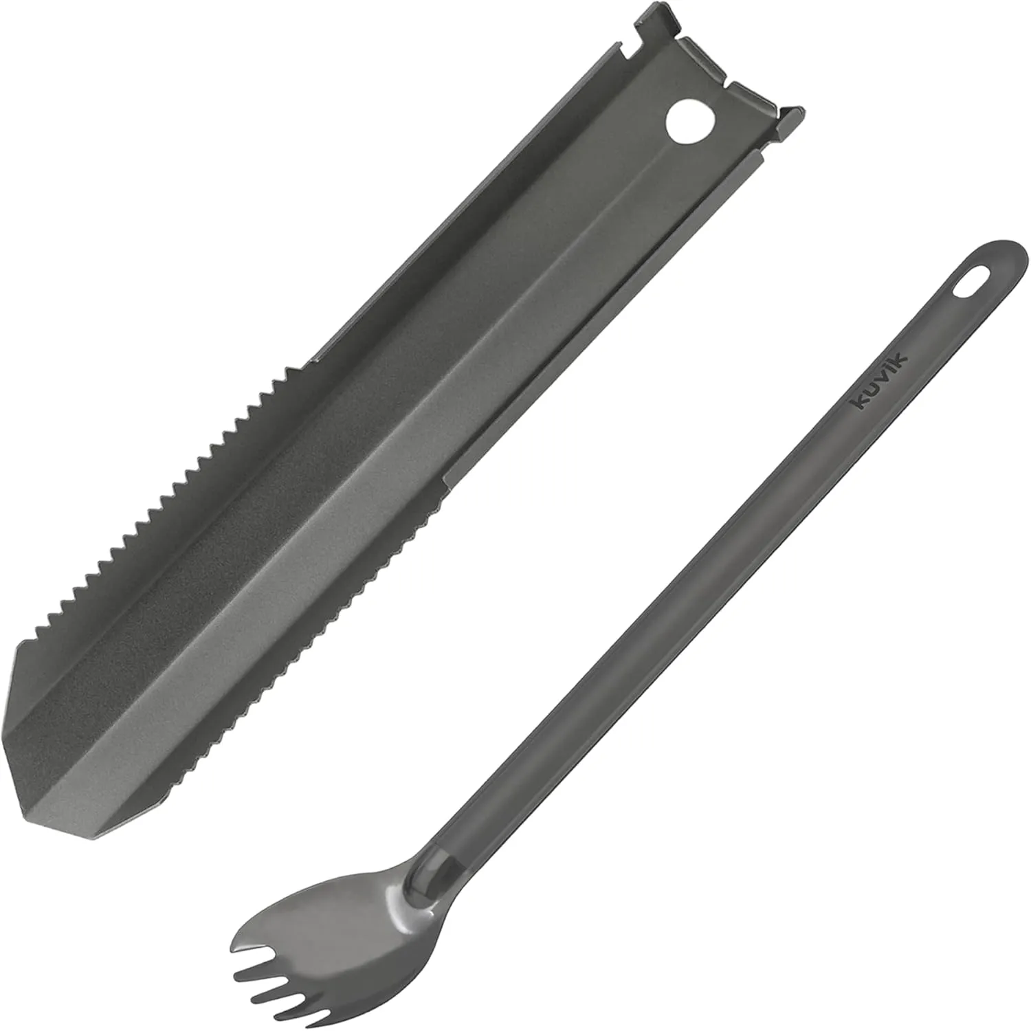 Kuvik Titanium Trowel & Titanium Spork Bundle