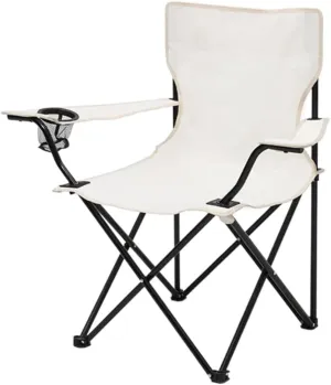 KYUSAR Camping Chair Outdoor Chair Foldable Chair Outdoor Folding Chair with Armrests Ultra Light Portable Camping Chair Back Recliner Leisure Chair Fishing Stool Folding Camping Chair